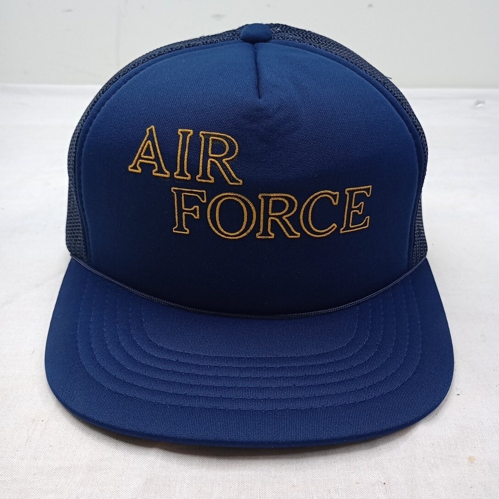 US‎ Air Force Snapback Mesh Trucker Cap – Vintage USAF Hat